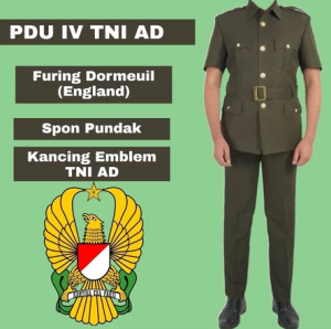 Baju PDU 4 TNI AD